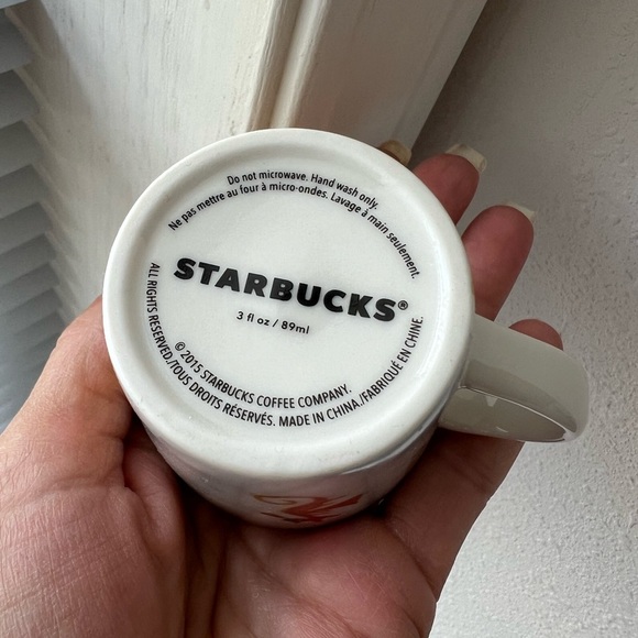 Starbucks 2015 Siren Mermaid Art Demitasse Espresso Mug Cup 3oz | Collectible - Picture 5 of 9